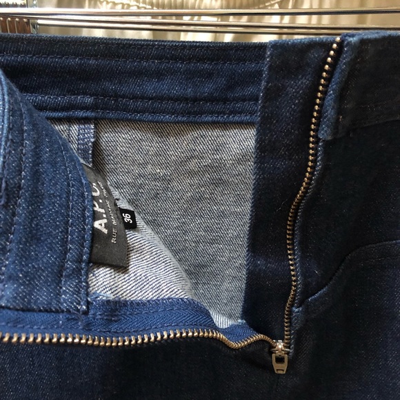 A.P.C. Denim Skirt EU Sz 36/ US Sz 4 - Picture 8 of 8